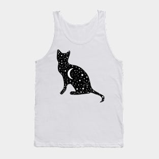 Starry night cat Tank Top